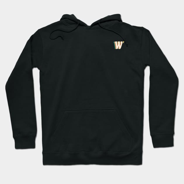 W Letter Colorful Hoodie by Artistry Vibes